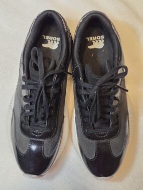 Sorel Women's Black Lace-Up Sneakers